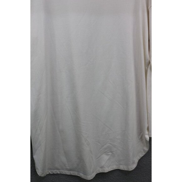 J.Jill Ivory 3/4 Sleeve Luxe Supima Tunic-Size Small-Minimalist - Picture 9 of 10